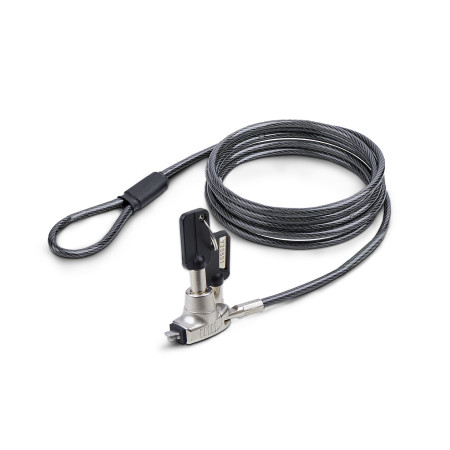 StarTech.com Antivol pour Ordinateur Portable Compatible Slot Noble Wedge ®, Câble de Verrouillage de 1,5m, Sécurité Antivol
