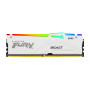 Kingston Technology FURY Beast 32GB 6000MT/s DDR5 CL36 DIMM (Kits de 2) White RGB EXPO