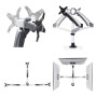 StarTech.com 1MP1ACG-MONITOR-ARM monitor mount / stand 30" Desk Black, Silver