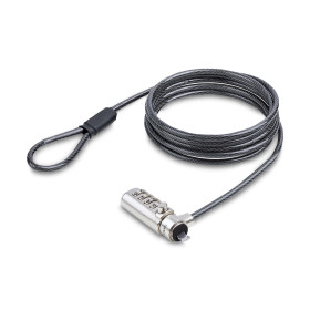 StarTech.com Antivol pour Ordinateur Portable Compatible Slot Noble Wedge ®, Câble de Verrouillage de 1,5m, Sécurité Antivol