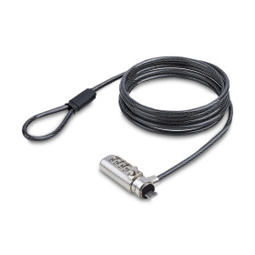 StarTech.com Antivol pour Ordinateur Portable Compatible Nano Slot, Câble de Verrouillage de 1,5m, Sécurité Antivol pour PC
