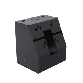 Ergonomic Solutions SpacePole Kiosk SPK110-02 POS system accessory Center module Black Metal 2.95 x 2.95" (75 x 75 mm) 3.94 x