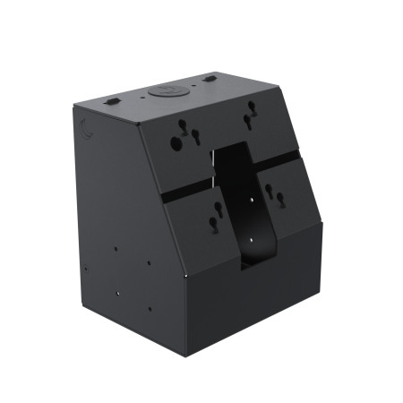 Ergonomic Solutions SpacePole Kiosk SPK110-02 accessoire de système de paiement en point de vente Module central Noir Métal 75