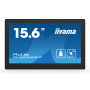 iiyama TW1623AS-B1P signage display Interactive flat panel 15.6" Wi-Fi 450 cd/m² Double Full HD Black Touchscreen Built-in