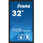 iiyama TF3239AS-B1AG signage display Digital signage flat panel 31.5" LED 500 cd/m² 2.4K Ultra HD Black Touchscreen Built-in