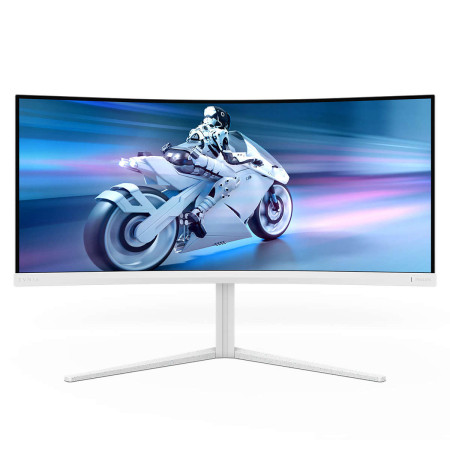 Philips 34M2C5501A/00 computer monitor 34" 3440 x 1440 pixels Wide Quad HD LCD White