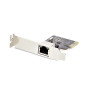 StarTech.com Carte Réseau PCIe Gigabit à 1 Port, Carte Réseau Profil Bas, Carte LAN PCI Express 10/100/1000Mbps, Realtek