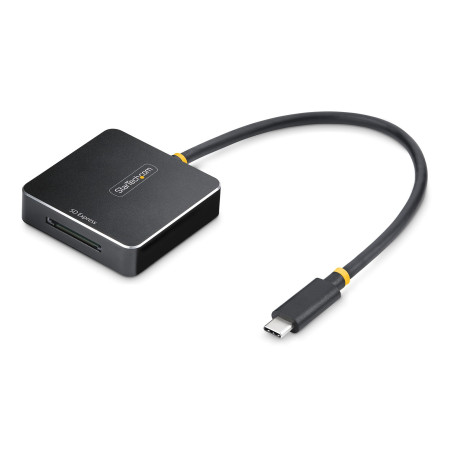 StarTech.com Lecteur de Cartes SD Express USB-C, USB 10Gbps, Lecteur de Cartes Mémoire Portable, Adaptateur USB Type-C vers