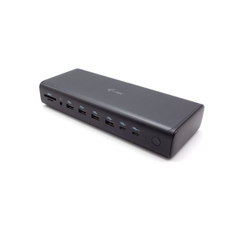 i-tec CA6MONITORDOCKPD laptop dock/port replicator Wired USB 3.2 Gen 1 (3.1 Gen 1) Type-C Black