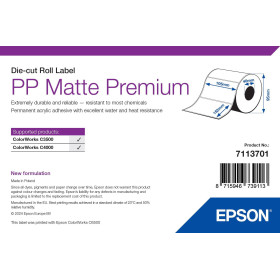 Epson 7113701 étiquette à imprimer Blanc Imprimante d'étiquette adhésive