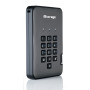 iStorage diskAshur PRO2 256-bit 128GB USB 3.2 secure encrypted solid-state drive IS-DAP2-256-SSD-128-C-G