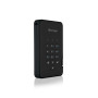 iStorage diskAshur2 256-bit 4TB USB 3.2 secure encrypted solid-state drive - Black IS-DA2-256-SSD-4000-B