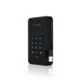 iStorage diskAshur2 256-bit 4TB USB 3.2 secure encrypted solid-state drive - Black IS-DA2-256-SSD-4000-B