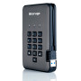 iStorage diskAshur PRO2 256-bit 512GB USB 3.2 secure encrypted solid-state drive IS-DAP2-256-SSD-512-C-G