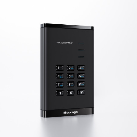 iStorage diskAshur PRO3 HDD external hard drive 2 TB USB Type-C 3.2 Gen 1 (3.1 Gen 1) Black