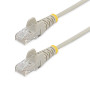 StarTech.com N6PAT250CMGRS networking cable Gray 98.4" (2.5 m) Cat6 U/UTP (UTP)