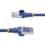 StarTech.com Câble Ethernet CAT8 Bleu de 2m, RJ45 Snagless, 25G/40G, 2000MHz, 100W PoE++, S/FTP, Fil de Cuivre Pur 26AWG, LSZH,