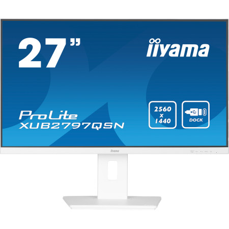 iiyama G-MASTER XUB2797QSN-W2 computer monitor 27" 2560 x 1440 pixels 4K Ultra HD LED White