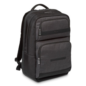 Targus CitySmart backpack Casual backpack Black, Gray Faux leather, Polyurethane (PU)