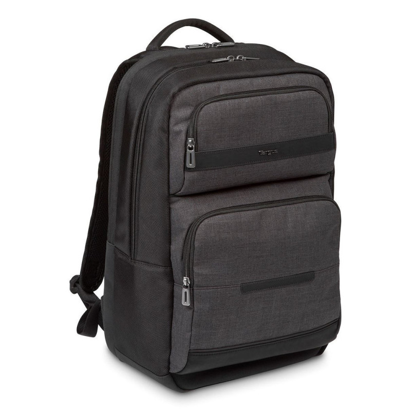 Targus CitySmart backpack Casual backpack Black, Gray Faux leather, Polyurethane (PU)