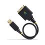 StarTech.com Câble USB vers Série de 30cm, Rétention COM, FTDI, Câble Adaptateur USB-A vers DB9 RS232, Vis/Écrous DB9