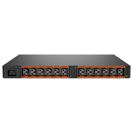 Vertiv Geist VP5U21A0 power distribution unit (PDU) 12 AC outlet(s) 1U Black
