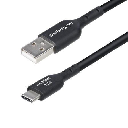 StarTech.com Câble de Charge USB-A vers USB-C de 4m, Charge et Synchronisation, 3A, USB 2.0, Gaine TPE - Cordon de Charge USB