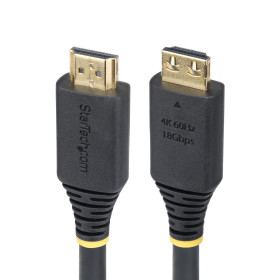 StarTech.com Câble HDMI Haut Débit de 4,5m avec Connecteur à Pince, 4K 60Hz/1440p 144Hz, HDR10/HDCP 2.2/ARC, 18Gbps, UHD HDMI