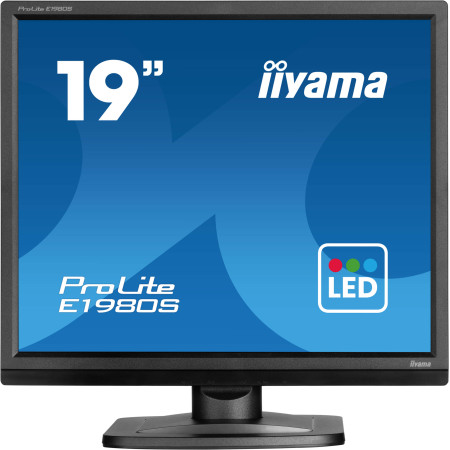 iiyama ProLite E1980S-B1 computer monitor 19" 1280 x 1024 pixels VGA LED Black