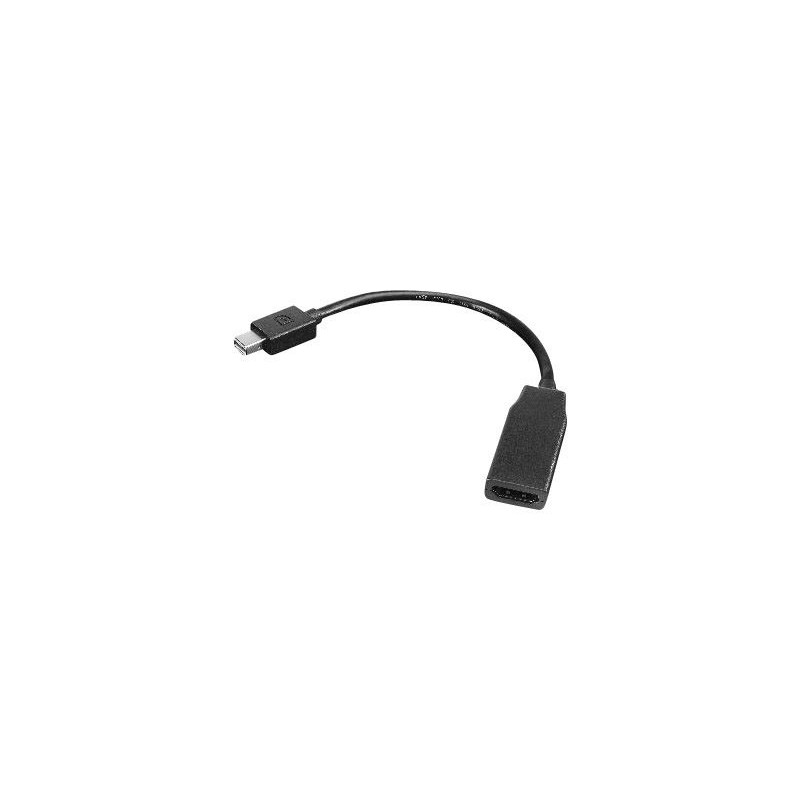 Lenovo 0B47089 video cable adapter 7.87" (0.2 m) Mini DisplayPort HDMI Black