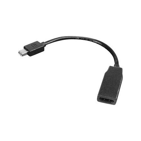 Lenovo 0B47089 video cable adapter 7.87" (0.2 m) Mini DisplayPort HDMI Black