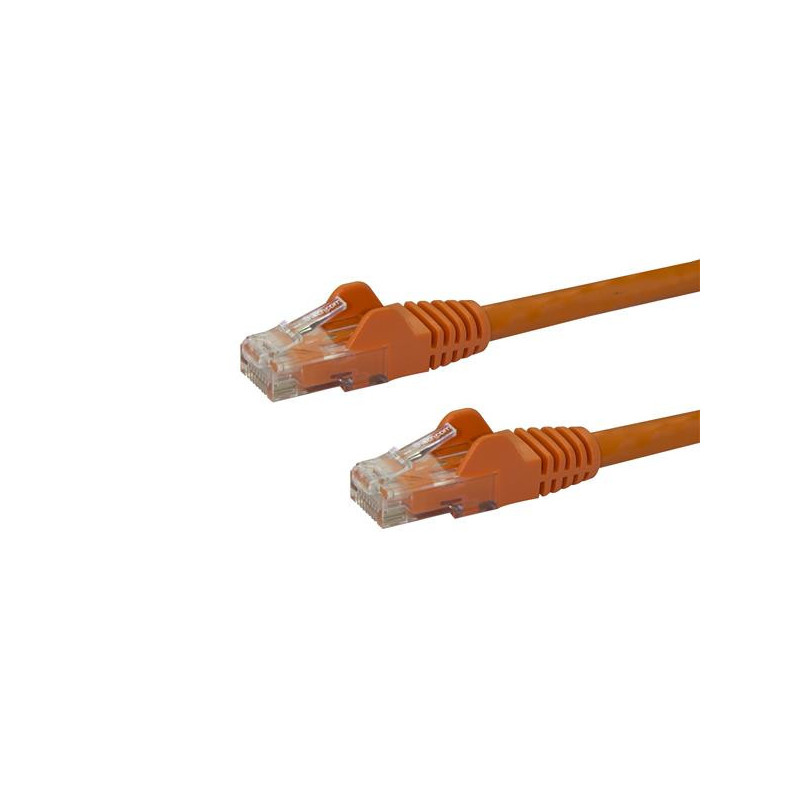 StarTech.com N6PATC10MOR networking cable Orange 393.7" (10 m) Cat6 U/UTP (UTP)