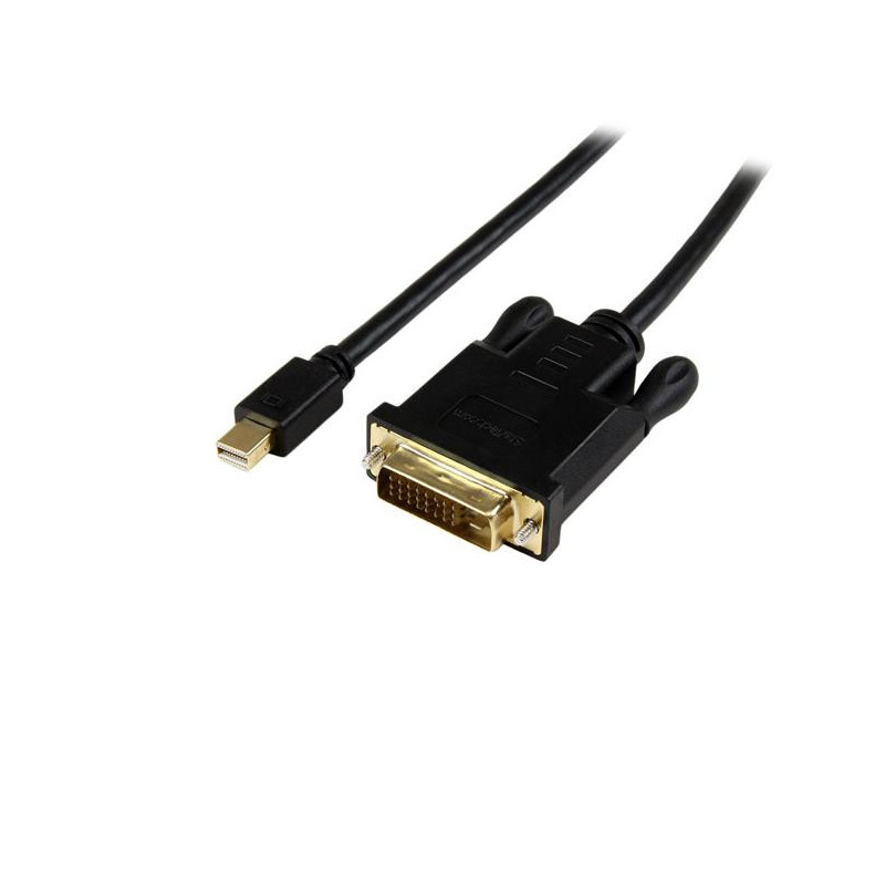 StarTech.com MDP2DVIMM3BS video cable adapter 35.4" (0.9 m) Mini DisplayPort DVI-D Black