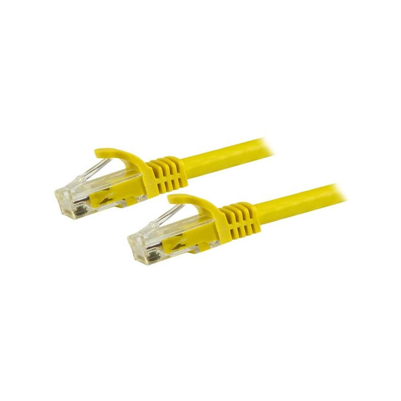 StarTech.com N6PATC15MYL câble de réseau Jaune 15 m Cat6 U/UTP (UTP)