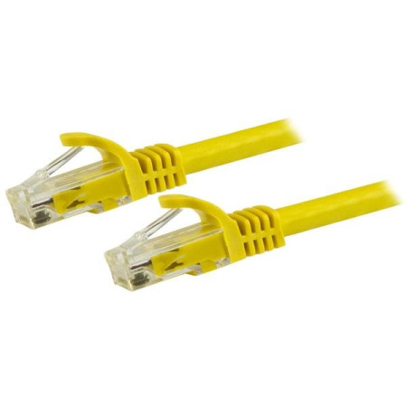 StarTech.com N6PATC15MYL networking cable Yellow 590.6" (15 m) Cat6 U/UTP (UTP)