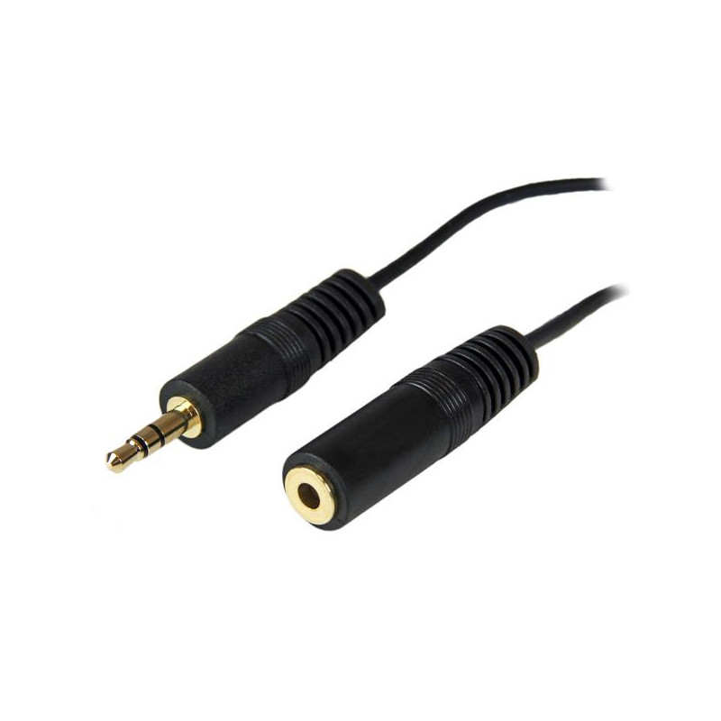 StarTech.com 12ft 3.5mm audio cable 145.7" (3.7 m) Black