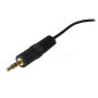 StarTech.com 12ft 3.5mm audio cable 145.7" (3.7 m) Black