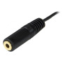 StarTech.com 12ft 3.5mm audio cable 145.7" (3.7 m) Black