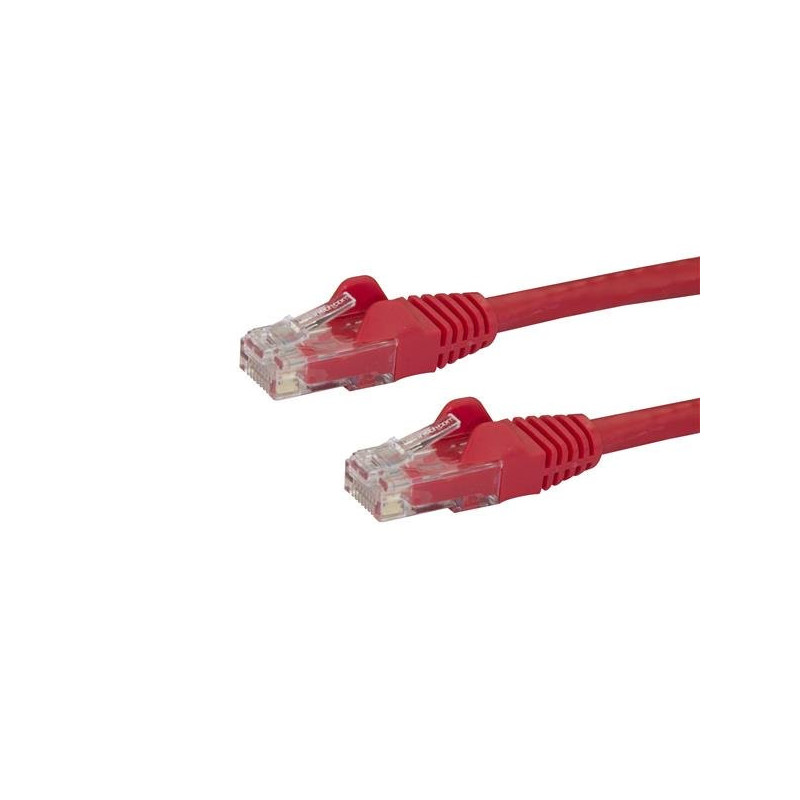 StarTech.com N6PATC7MRD networking cable Red 275.6" (7 m) Cat6 U/UTP (UTP)