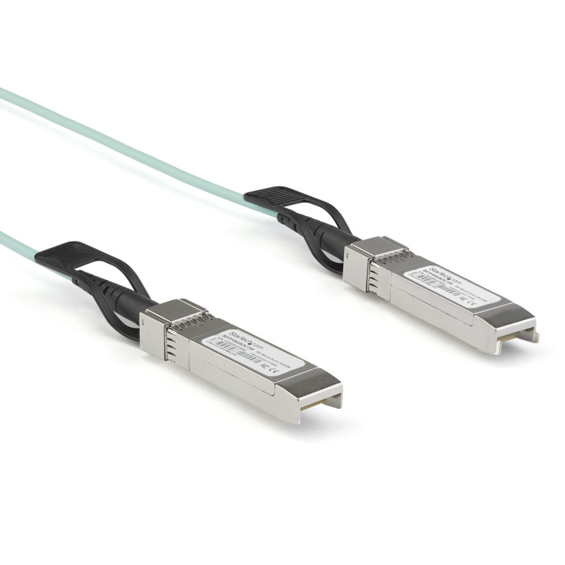 StarTech.com AOCSFP10G2ME InfiniBand/fibre optic cable 78.7" (2 m) SFP+ Aqua color