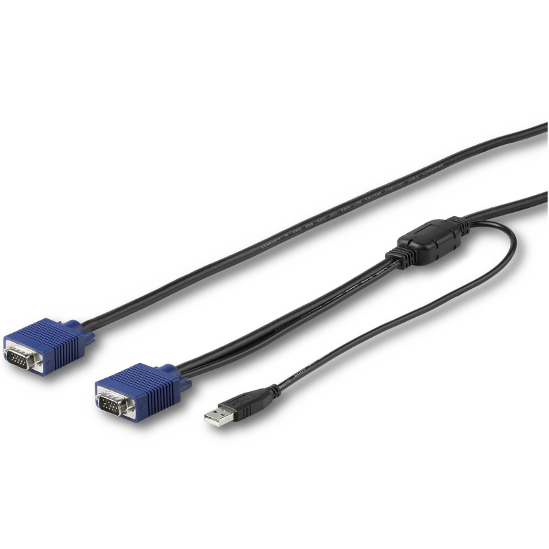 StarTech.com RKCONSUV15 KVM cable Black 181.1" (4.6 m)