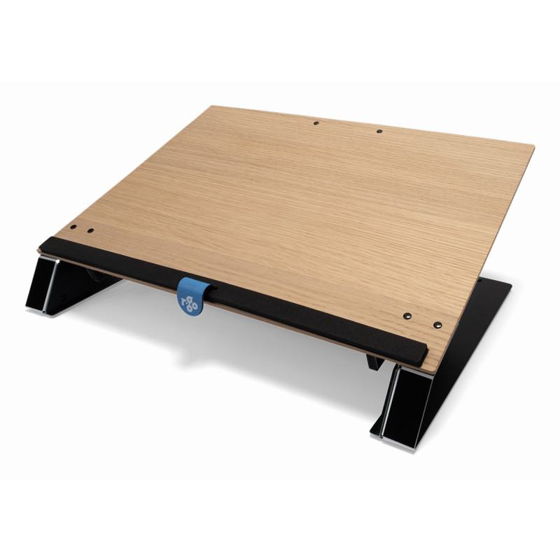 R-Go Tools Document holder R-Go Read2Write, suitable for reading and writing, ergonomic, with soft foam wrist rest, oak wood