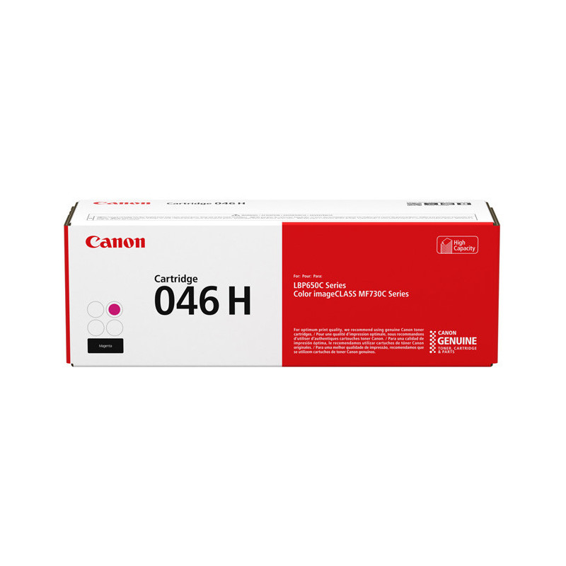 Canon 046 H Cartouche de toner 1 pièce(s) Original Magenta