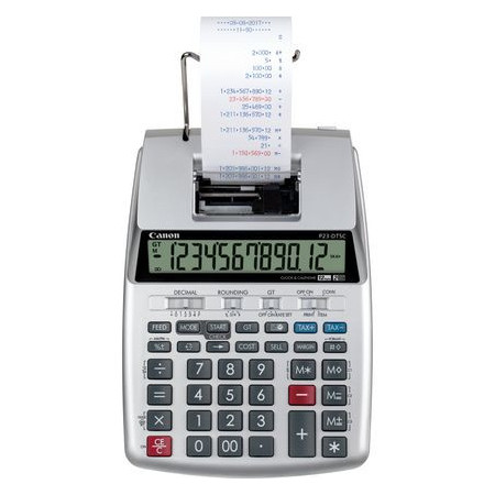 Canon P23-DTSC calculatrice Bureau Calculatrice imprimante Argent