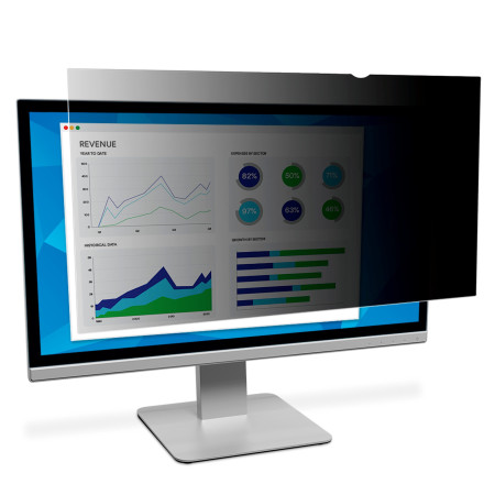 3M Filtre de confidentialité pour moniteur 43 po, 16:9, PF430W9B
