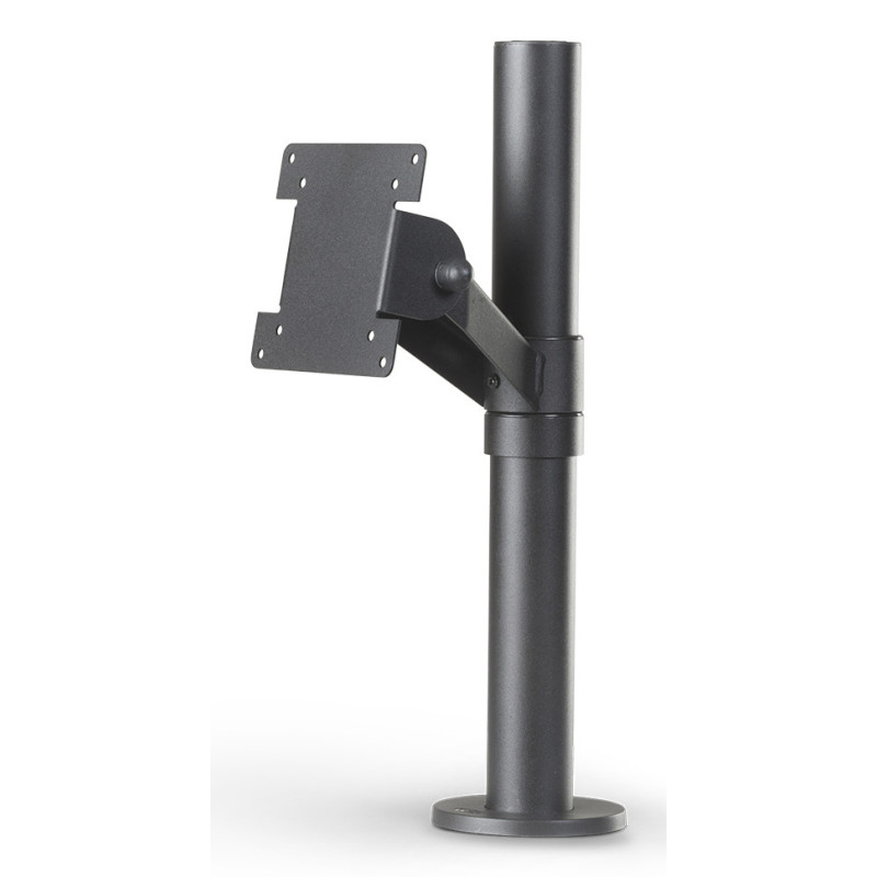 Ergonomic Solutions SpacePole POS SPV1101-FX-02 POS system accessory Black Metal 2.95 x 2.95" (75 x 75 mm) 3.94 x 3.94" (100 x