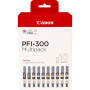 Canon PFI-300 ink cartridge 10 pc(s) Original Black, Blue, Cyan, Gray, Magenta, Photo black, Photo magenta, Red, Yellow
