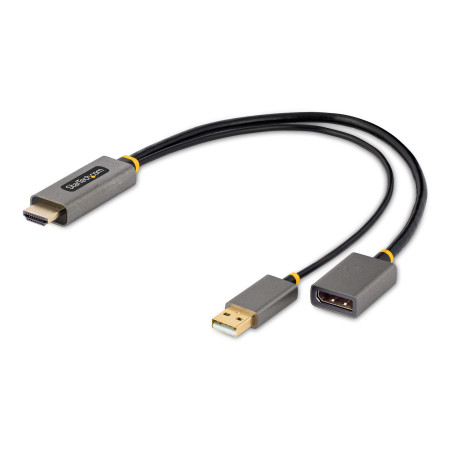 StarTech.com Adaptateur HDMI vers DisplayPort - Adaptateur HDMI vers DisplayPort de 30cm - Câble HDMI vers Displayport,
