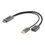 StarTech.com Adaptateur HDMI vers DisplayPort - Adaptateur HDMI vers DisplayPort de 30cm - Câble HDMI vers Displayport,
