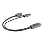 StarTech.com Adaptateur HDMI vers DisplayPort - Adaptateur HDMI vers DisplayPort de 30cm - Câble HDMI vers Displayport,